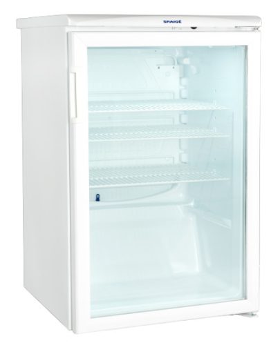 Snaigé CD14SM-S3003CX üvegajtós fehér hűtőszekrény, 130 l, 85x56x60cm, Hőmérséklettartomány:  -2 – +14 °C, LED, Acél külső, Automata leolvasztás