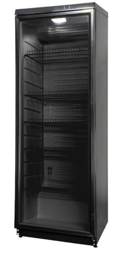 Snaigé CD35DM-S3JJ üvegajtós hűtőszekrény, 350 l, 173x60x60cm, Hőmérséklettartomány: -2 – +14 °C, 350 L, Acél külső, LED, Automata leolvasztás, Dinamikus hűtőrendszer